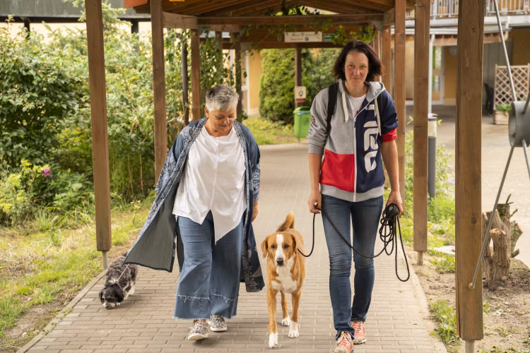 Patienten mit Hund